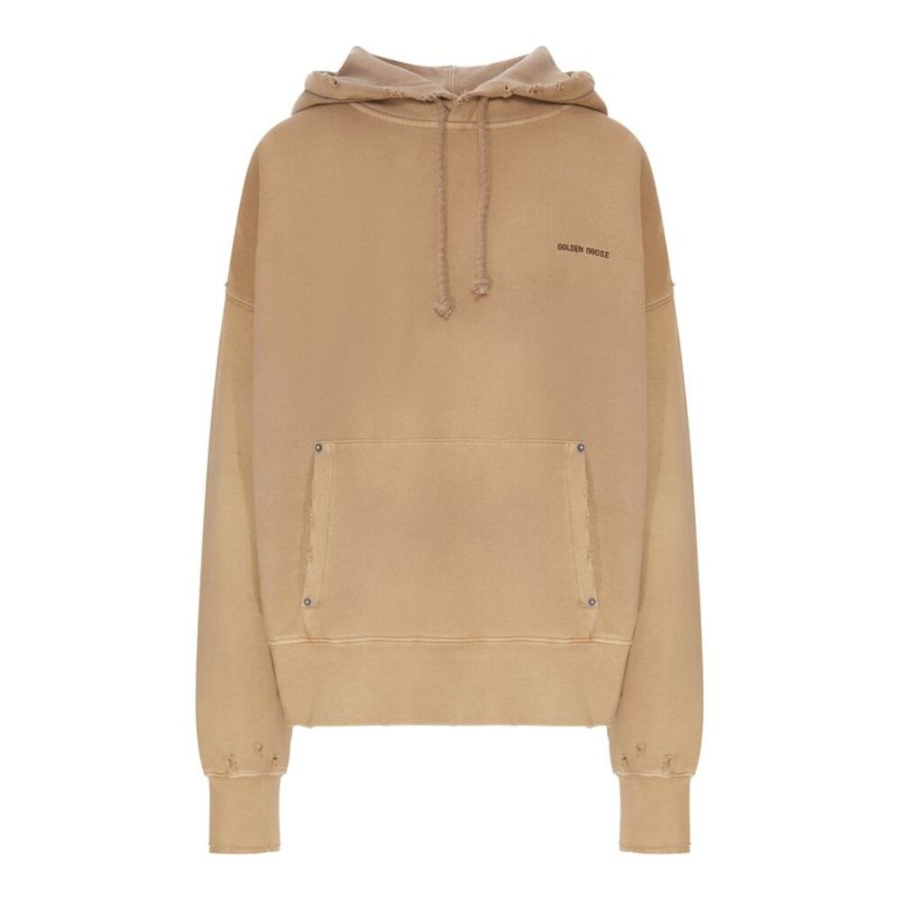 Golden Goose Deluxe Brand Women Hoodie With Destroyed Trim